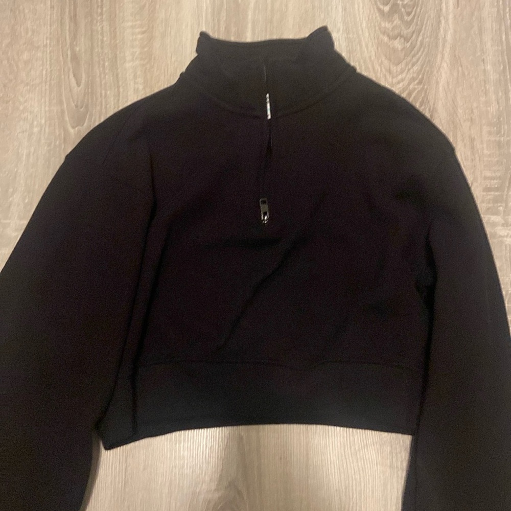 Tna 1/4 zip black sweat-shirt
